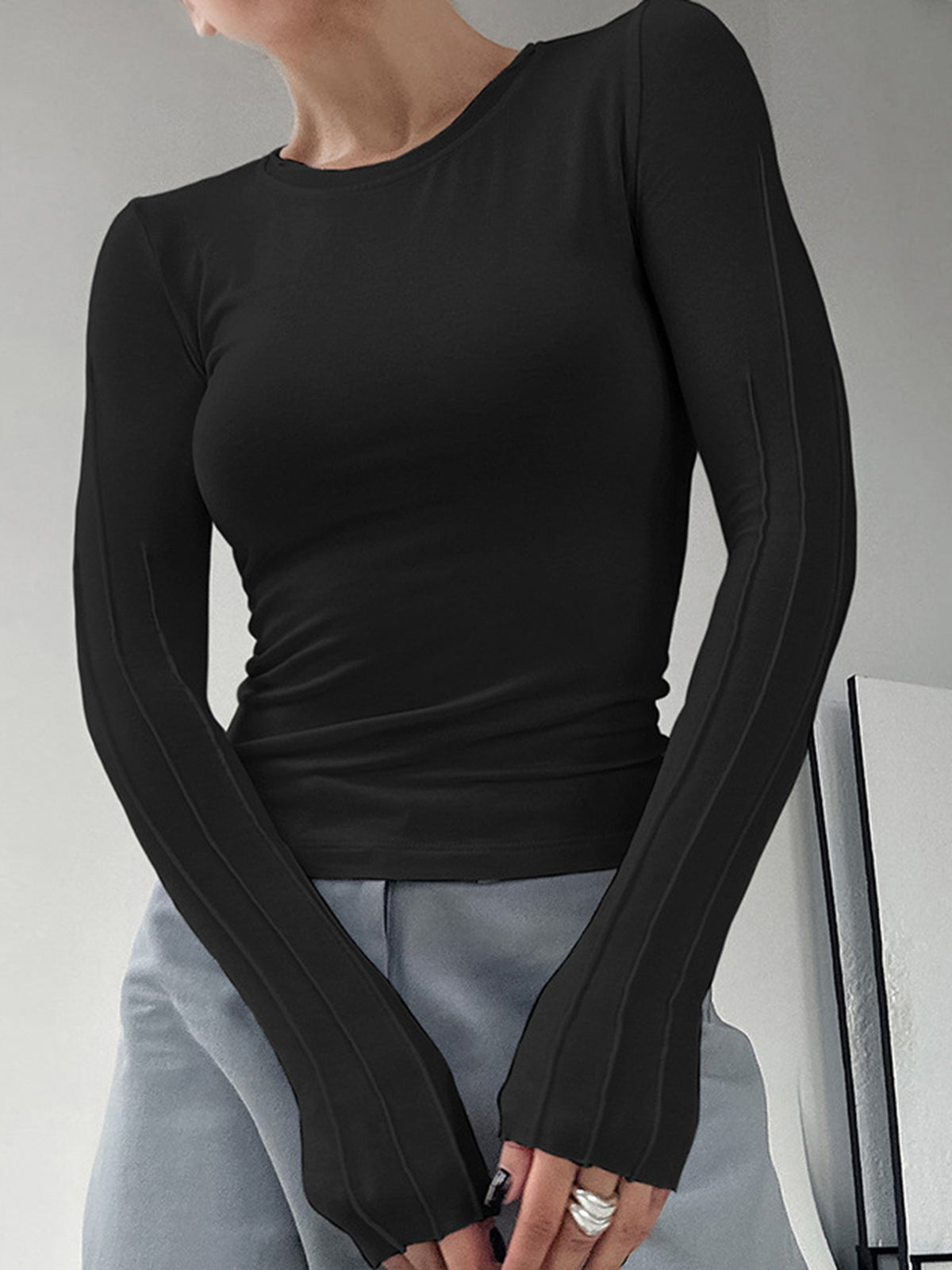 Celeste Chic Long Sleeve Everyday Shirt