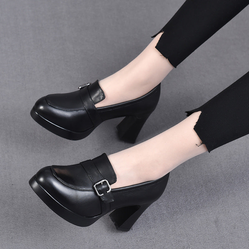 Elizabeth I Universal Leather Heels