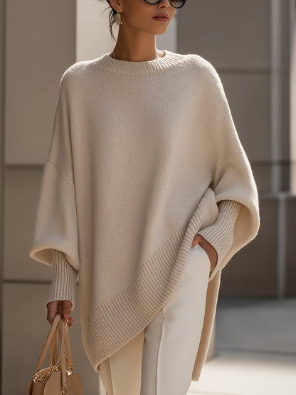 Mandy – Effortless Elegance Oversized Poncho