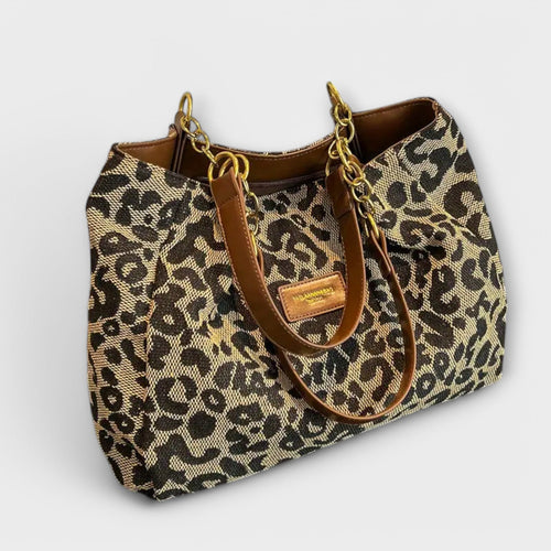 Josephine - Leopard Canvas Tote