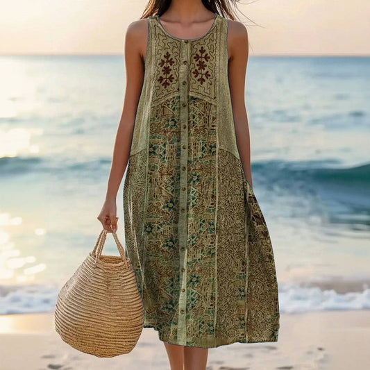 Evening Poised Dress - Flowy