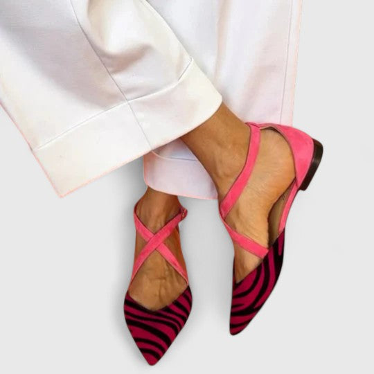 Khreysa | Stylish Strappy Ballerina Flats