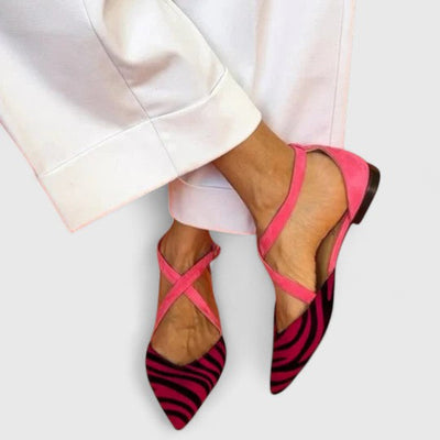 Khreysa | Stylish Strappy Ballerina Flats