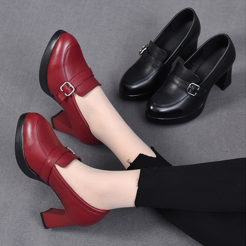 Elizabeth I Universal Leather Heels