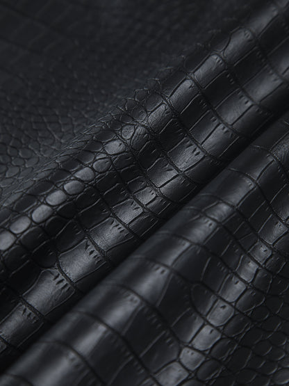 Luna Faux Leather Textured Mini Skirt