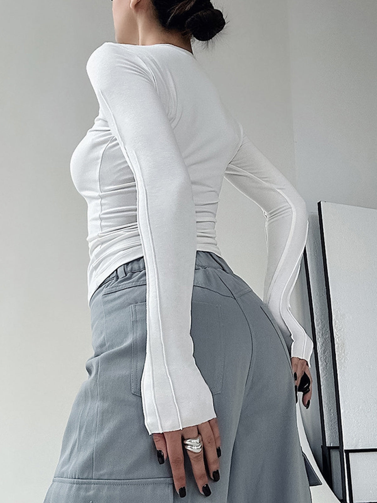 Celeste Chic Long Sleeve Everyday Shirt