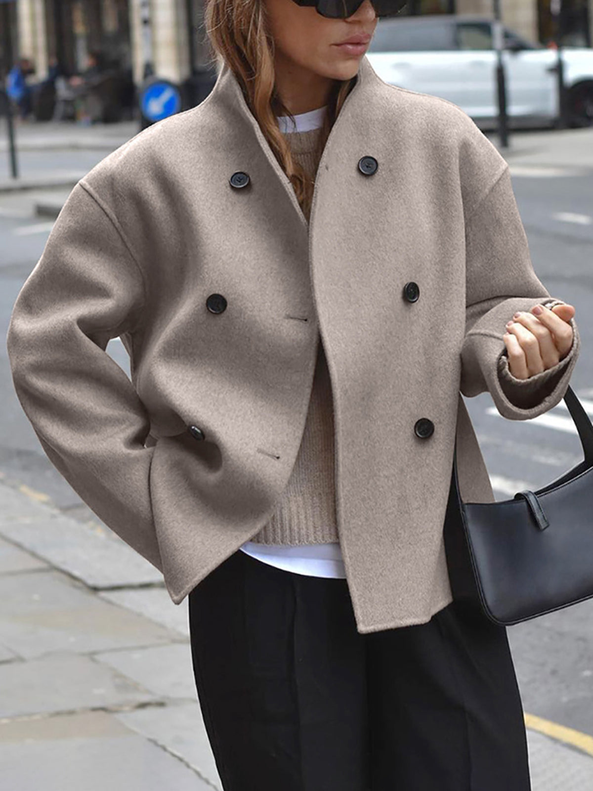 Ella Oversized Button-Down Jacket