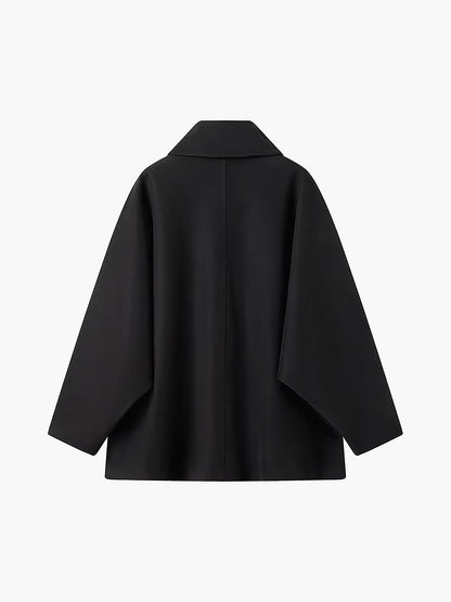 Vivara Elegant Oversized Button Coat
