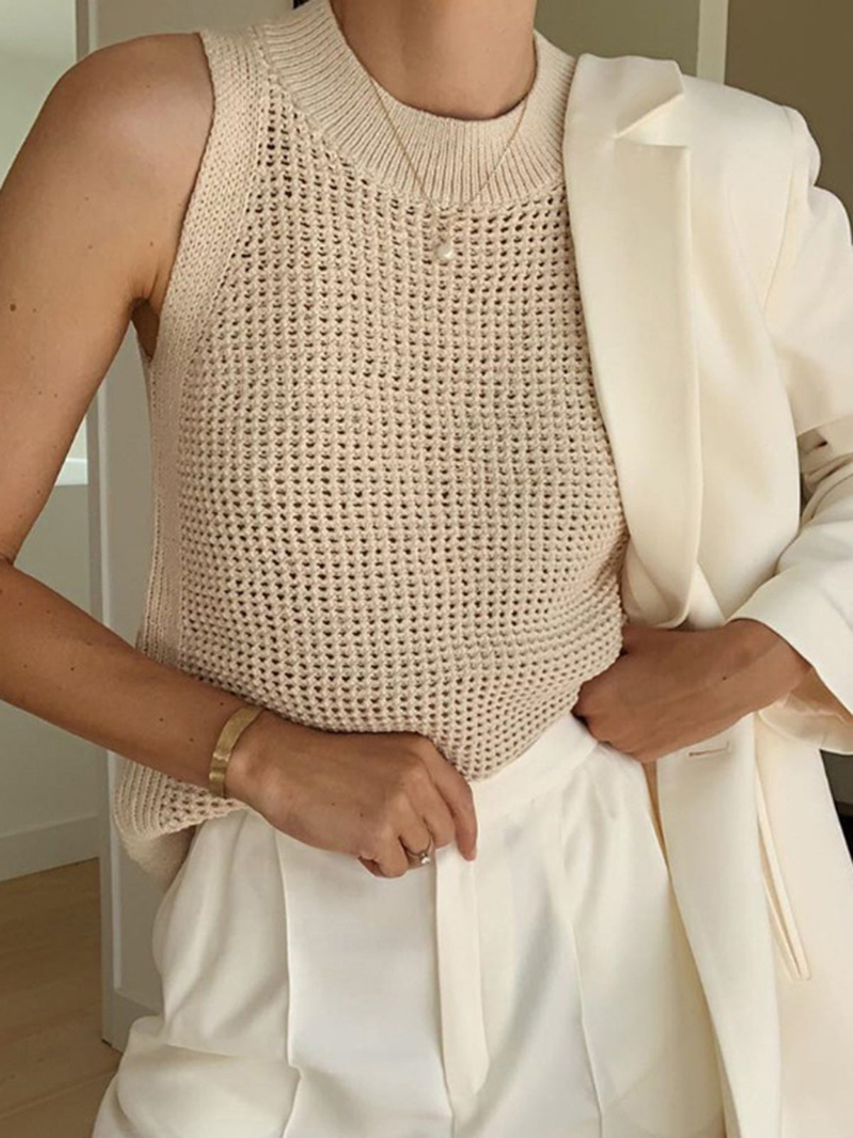 Sophia Knit Layering Shirt