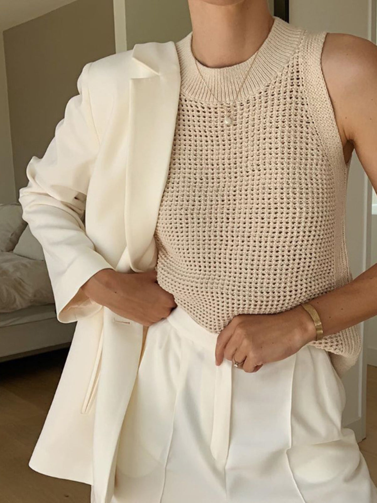 Sophia Knit Layering Shirt