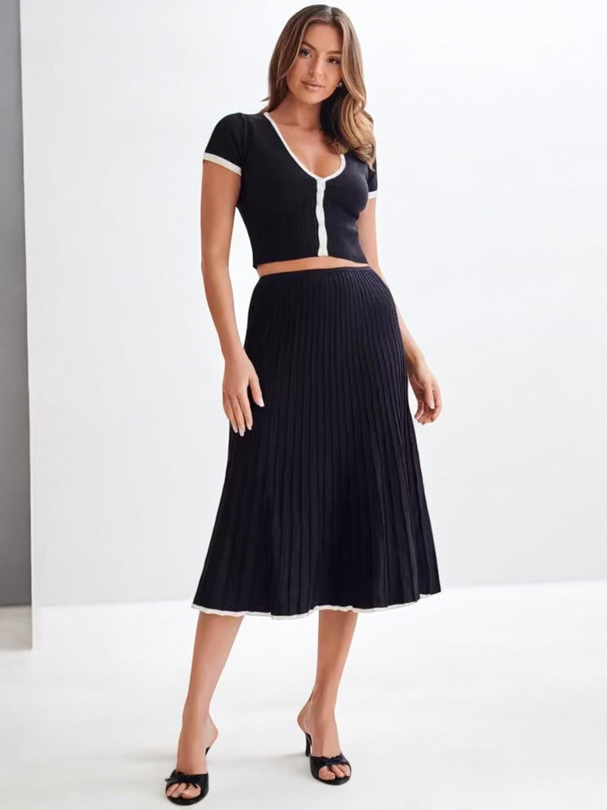 Aurelia Knit Sweater & Skirt Set