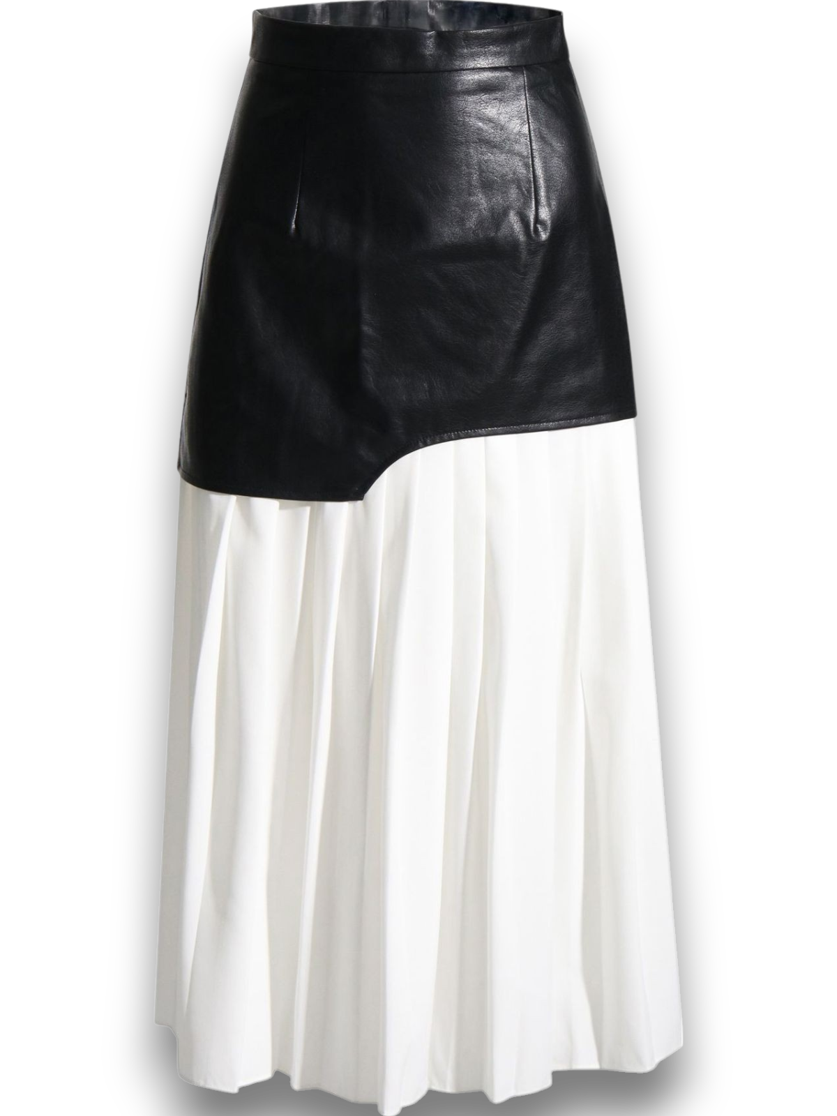 Bianca Faux Leather Midi Skirt