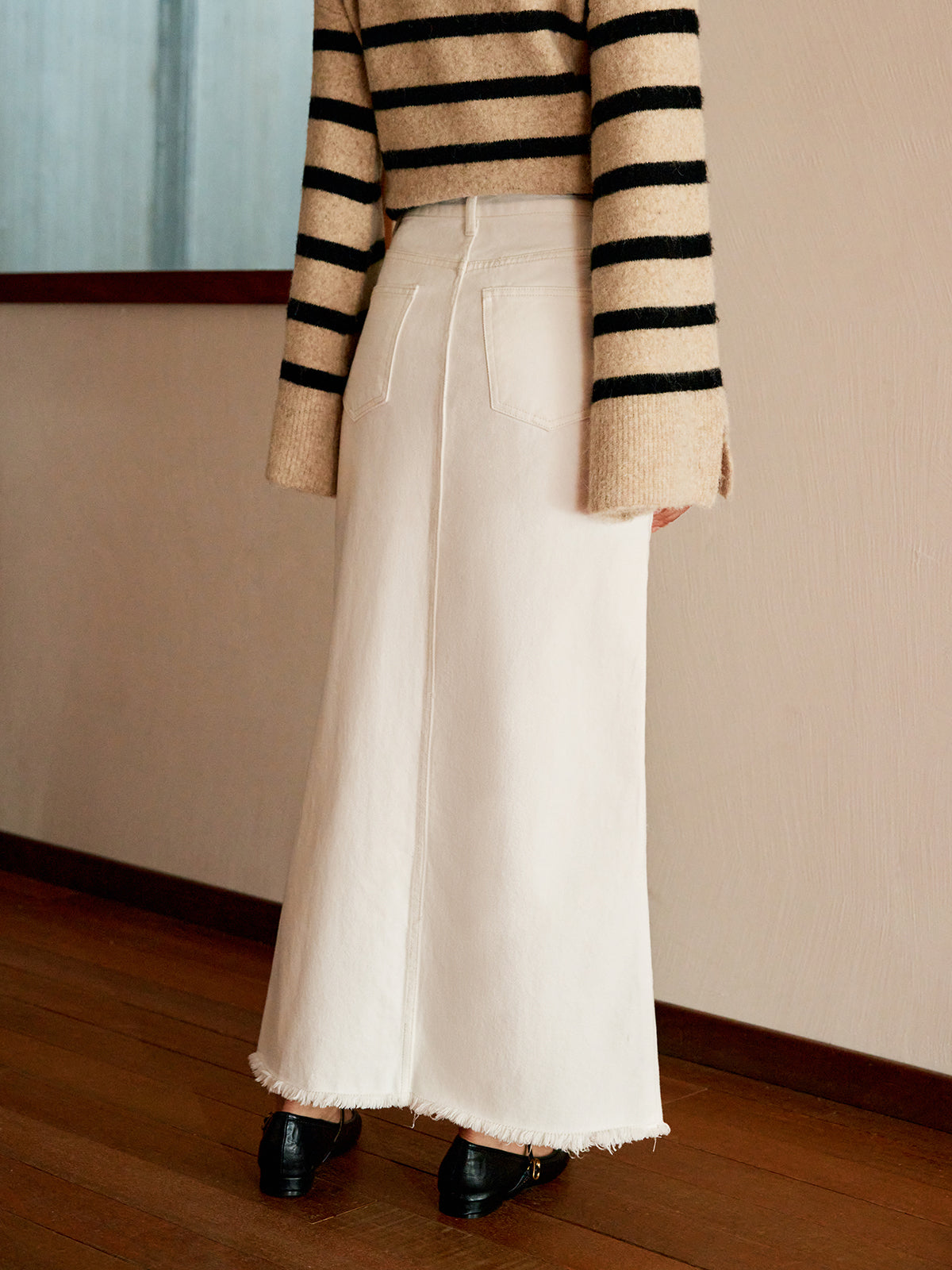 Orla Tassel-Trim High-Waisted Skirt