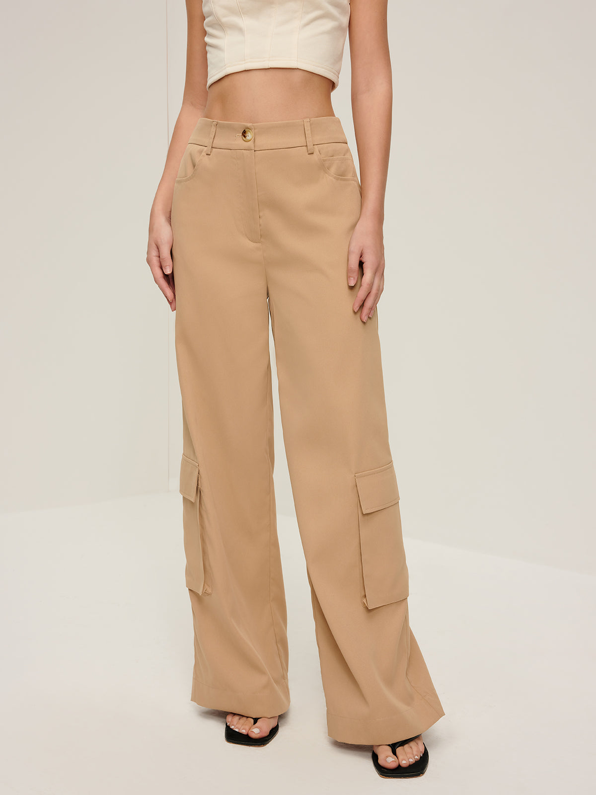 Sienna Pockets Wide-Leg Pants