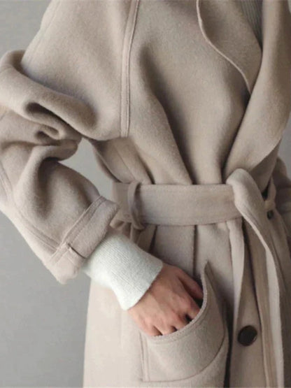 Amalia Long Wool Coat