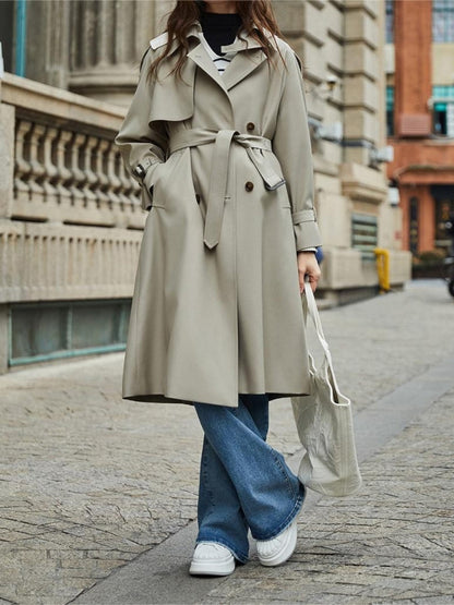Harper Classic Belted Trench Coat