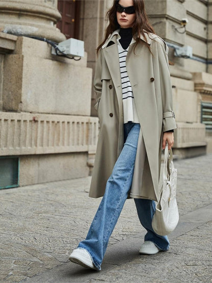 Harper Classic Belted Trench Coat