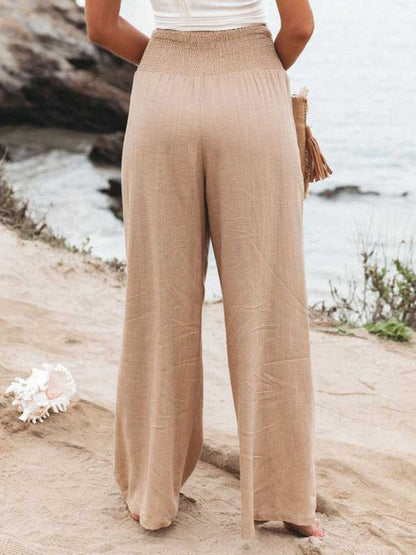 Remi Wide-Leg Linen Trousers