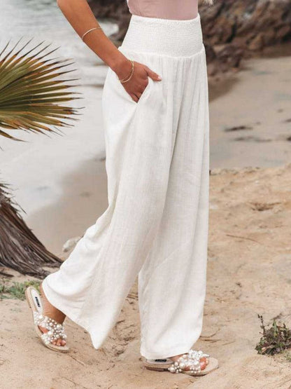 Remi Wide-Leg Linen Trousers