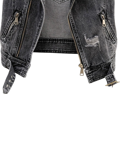 Ruby Denim Waistcoat