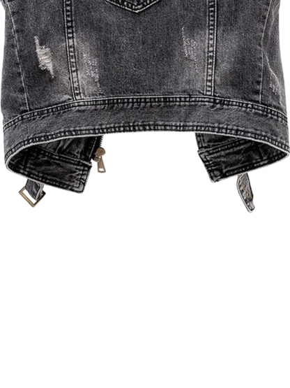 Ruby Denim Waistcoat