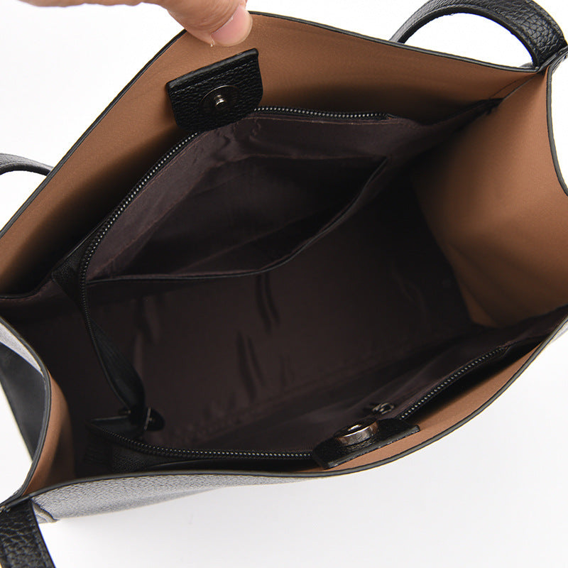 Mariah | Vegan Leather Plain Shoulder Bag