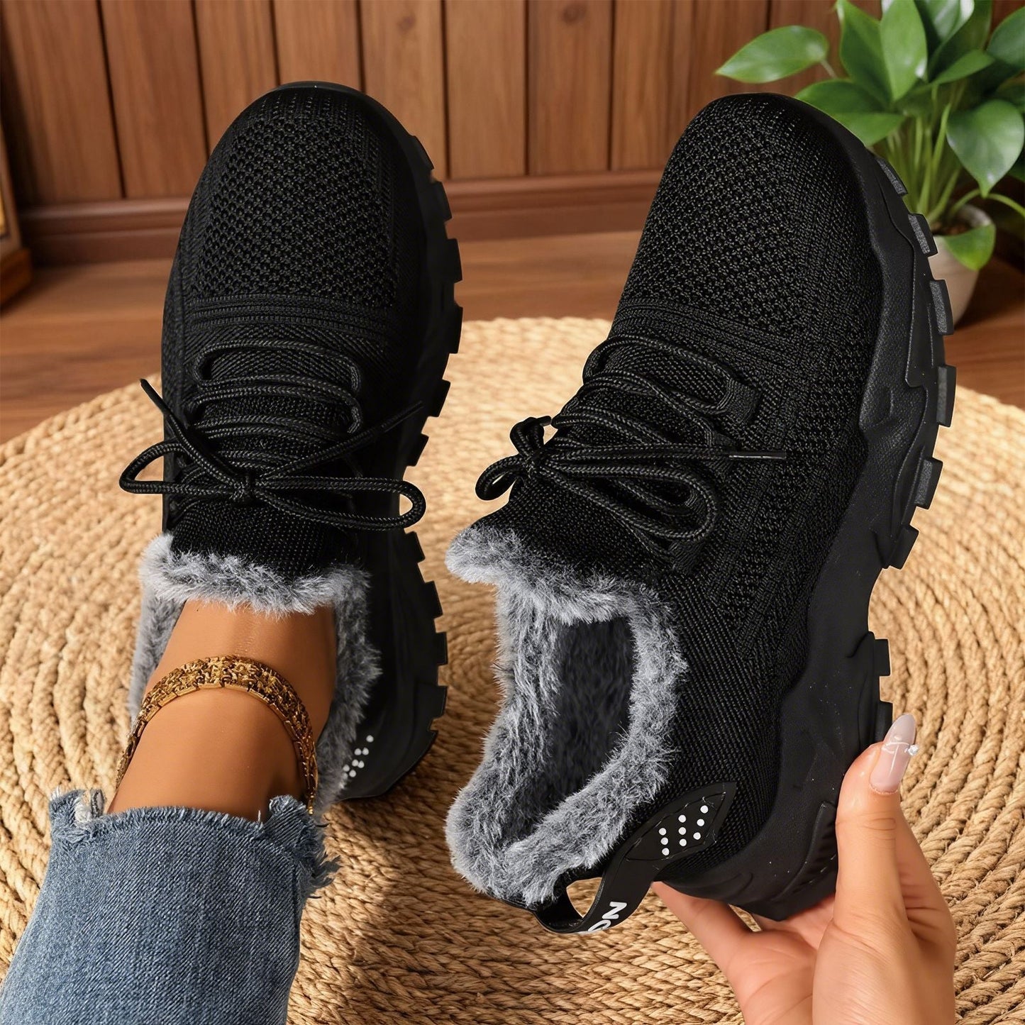 BRYDEE™ - Warm Fleece Sneakers for Effortless Comfort