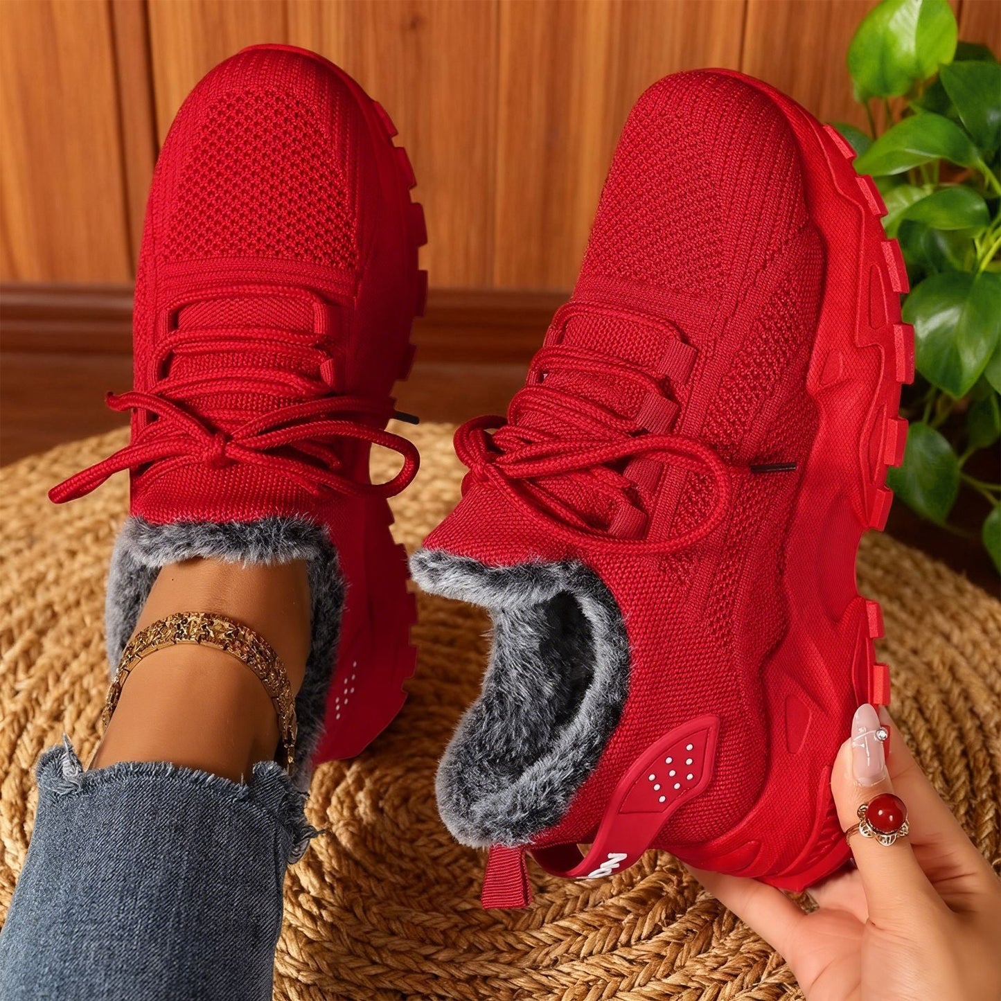 BRYDEE™ - Warm Fleece Sneakers for Effortless Comfort