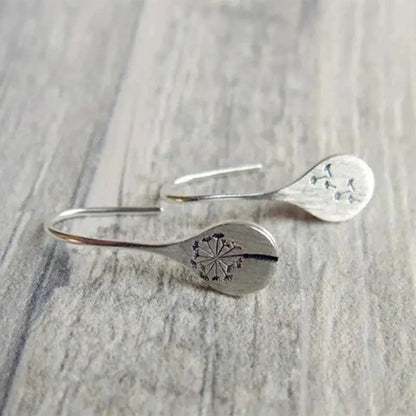 925 Sterling Silver Dandelion Earrings
