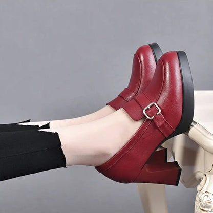 Elizabeth I Universal Leather Heels
