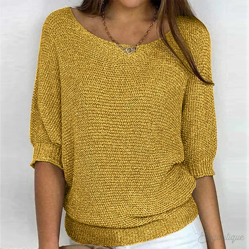Luigia - Elegant Knit Sweater